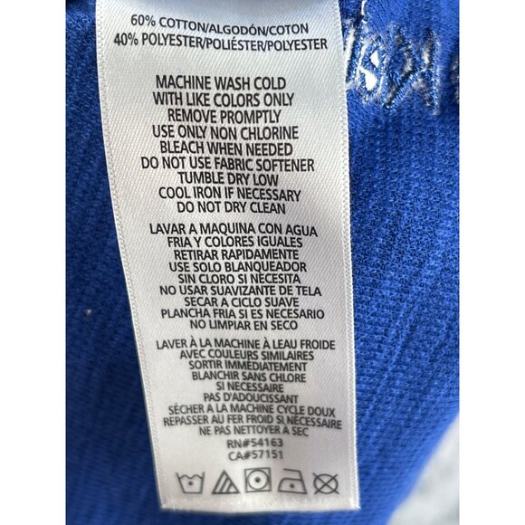 Calvin Klein Performance Womens 3X Blue Zip-Up Hoodie - Picture 9 of 9